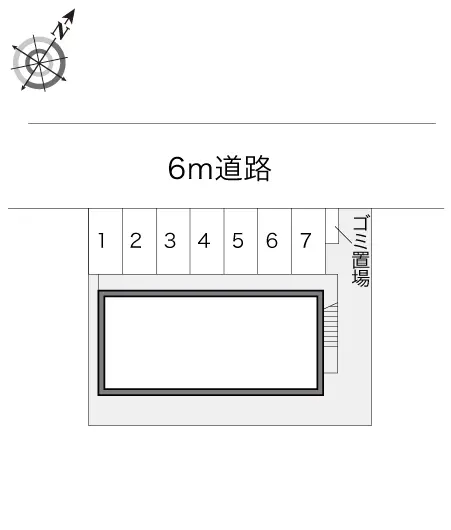 ★手数料０円★八王子市片倉町　月極駐車場（LP）